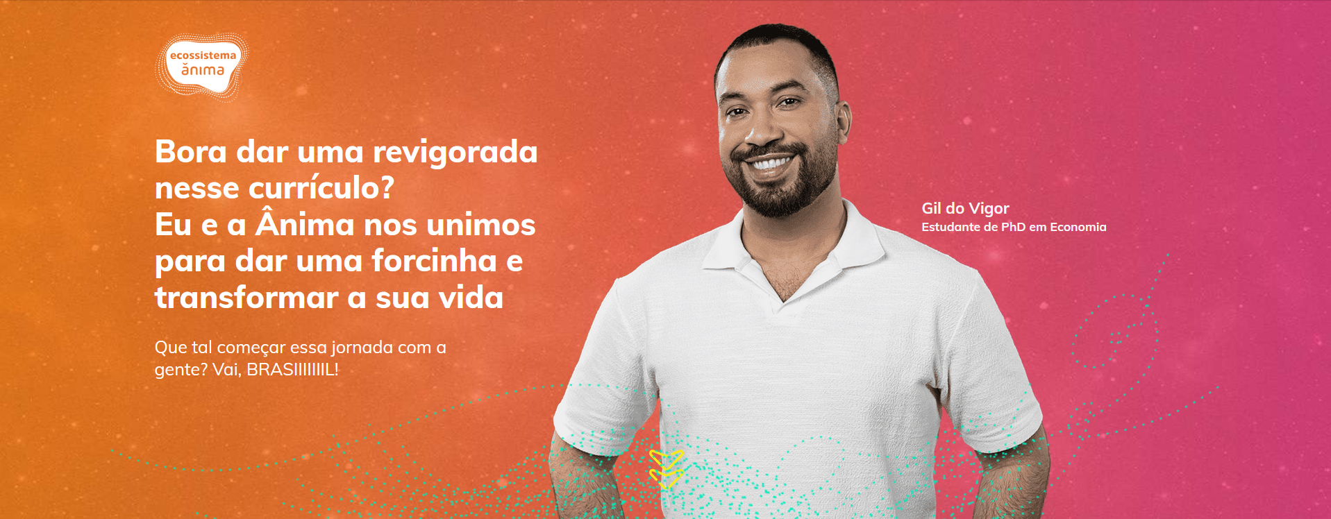 Unifacs traz Gil Do Vigor como embaixador em Campanha assinada pela Garage